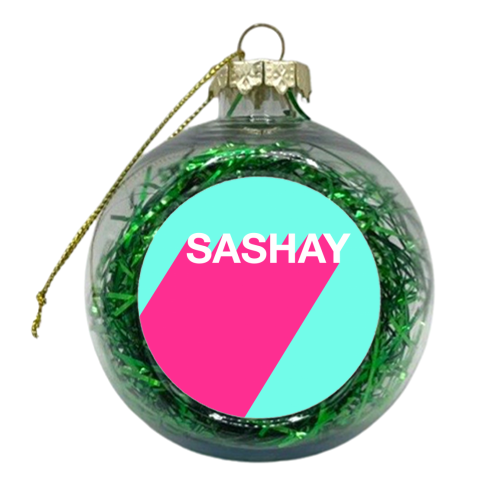 Sashay - xmas bauble by Adam Regester