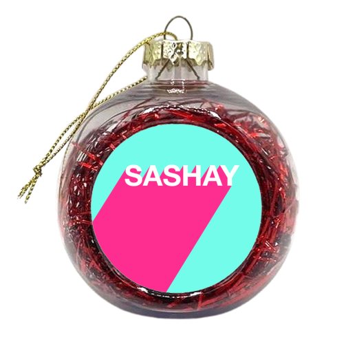 Sashay - xmas bauble by Adam Regester