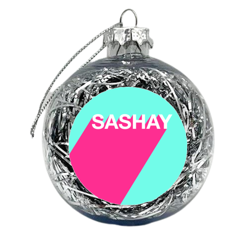 Sashay - xmas bauble by Adam Regester