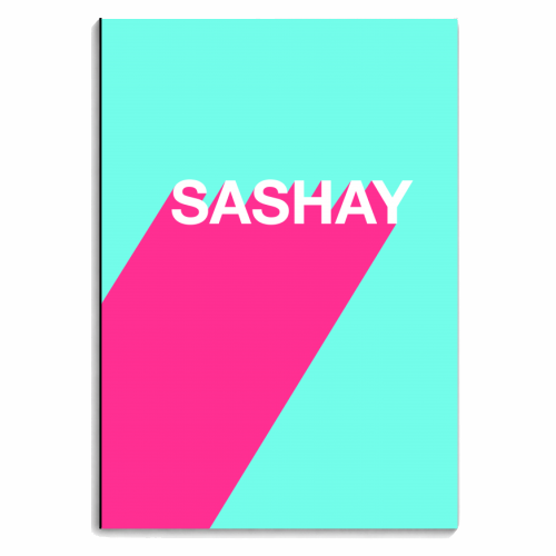 Sashay - personalised A4, A5, A6 notebook by Adam Regester