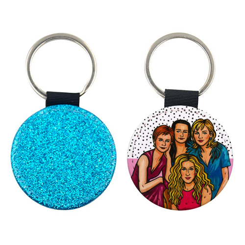 SATC Girls - keyring by Ms Doodle