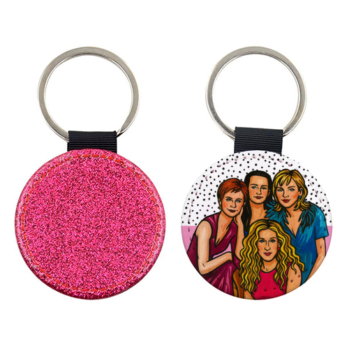 SATC Girls - keyring by Ms Doodle