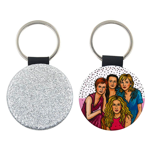 SATC Girls - keyring by Ms Doodle