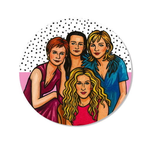 SATC Girls - Magnet by Ms Doodle