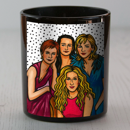 SATC Girls - scented candle by Ms Doodle