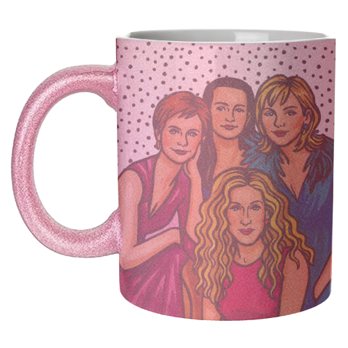 SATC Girls - unique mug by Ms Doodle