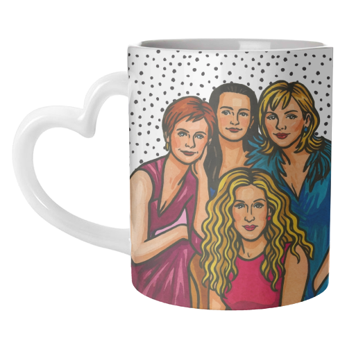 SATC Girls - unique mug by Ms Doodle