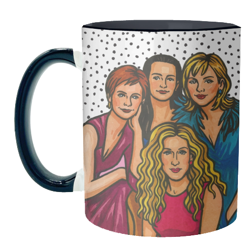 SATC Girls - unique mug by Ms Doodle