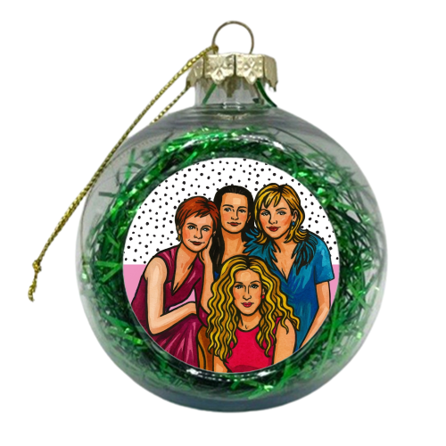 SATC Girls - xmas bauble by Ms Doodle