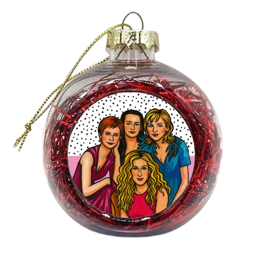 SATC Girls - xmas bauble by Ms Doodle