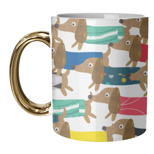 Sausage Dog - unique mug by The Boy and the Bear