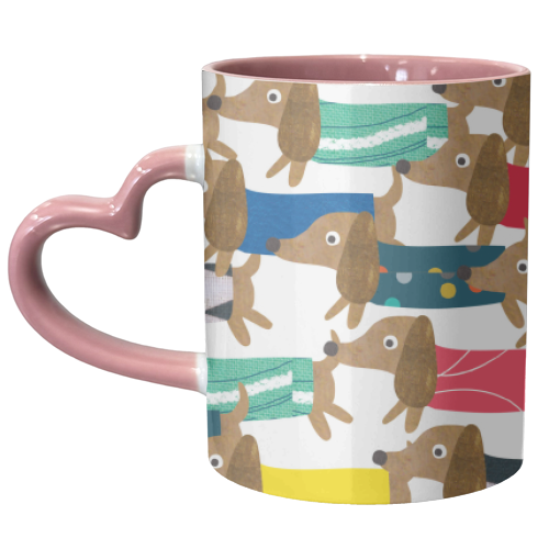 Sausage Dog - unique mug by The Boy and the Bear