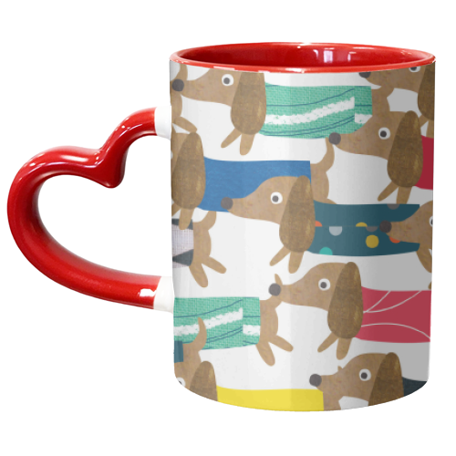 Sausage Dog - unique mug by The Boy and the Bear