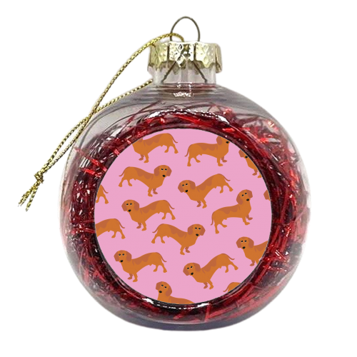 Sausage Fest - xmas bauble by Laura Lonsdale