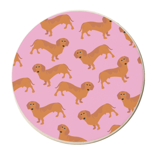 Sausage Fest - personalised beer coaster by Laura Lonsdale