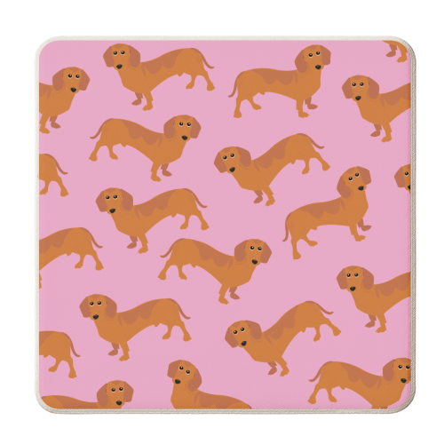 Sausage Fest - personalised beer coaster by Laura Lonsdale