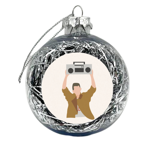Say Anything Boombox Fan Art - xmas bauble by Move Studio