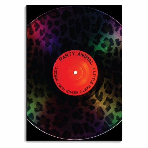 Say it with Vinyl - Party Animal - personalised A4, A5, A6 notebook by Luxe and Loco