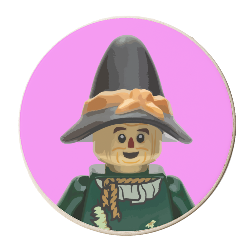 Scarecrow - personalised beer coaster by David Bond