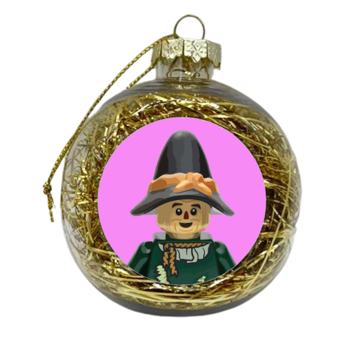 Scarecrow - xmas bauble by David Bond