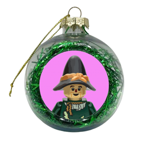 Scarecrow - xmas bauble by David Bond