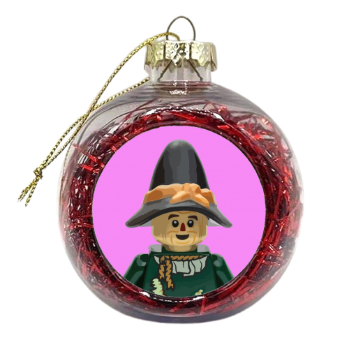 Scarecrow - xmas bauble by David Bond