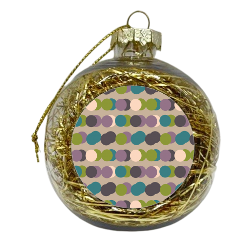 Scattered dots  - xmas bauble by Bella25