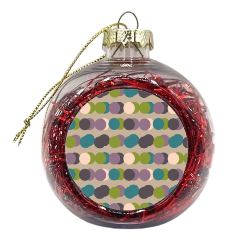 Scattered dots  - xmas bauble by Bella25