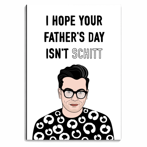 Schitt Father's Day - personalised A4, A5, A6 notebook by Adam Regester