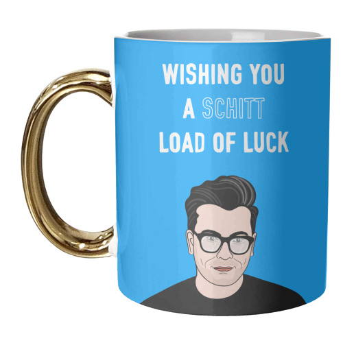 Schitt Loads Of Luck Card - unique mug by Adam Regester