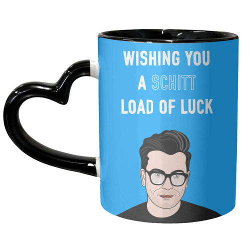 Schitt Loads Of Luck Card - unique mug by Adam Regester