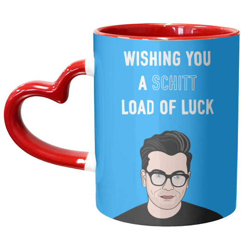 Schitt Loads Of Luck Card - unique mug by Adam Regester