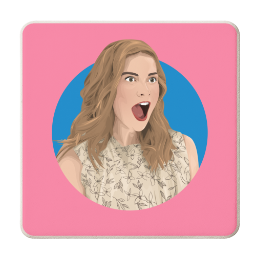 Schitt's Creek Alexis - personalised beer coaster by Pink and Pip