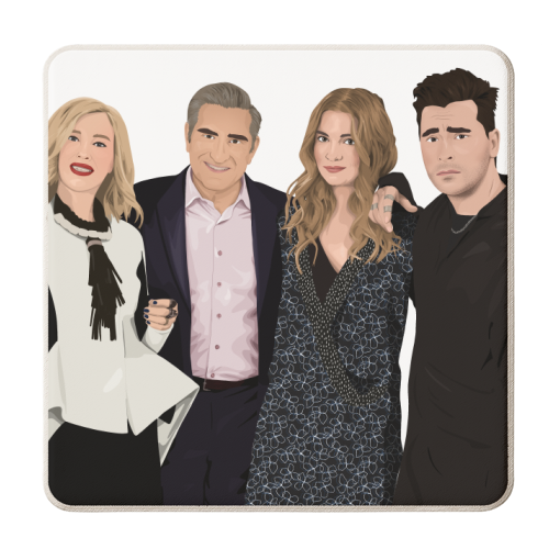 Schitt's Creek The Roses - personalised beer coaster by Pink and Pip