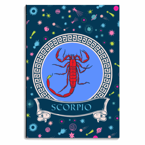 Scorpio - personalised A4, A5, A6 notebook by Wallace Elizabeth