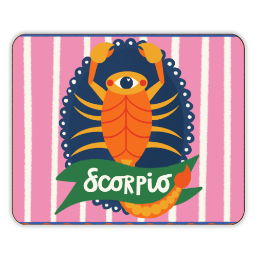 Scorpio Star Sign Design - designer placemat by AbiGoLucky