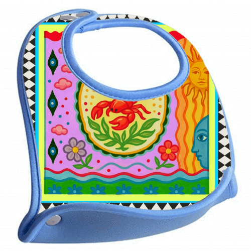 Scorpio star sign - feeding bib by Wallace Elizabeth