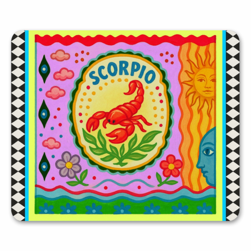 Scorpio star sign - mouse mat by Wallace Elizabeth