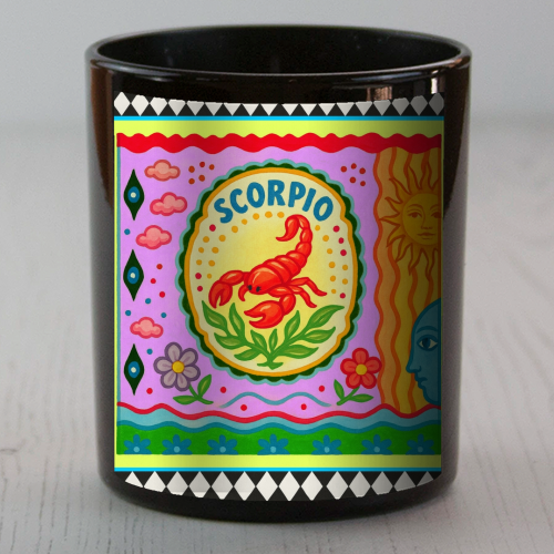 Scorpio star sign - scented candle by Wallace Elizabeth