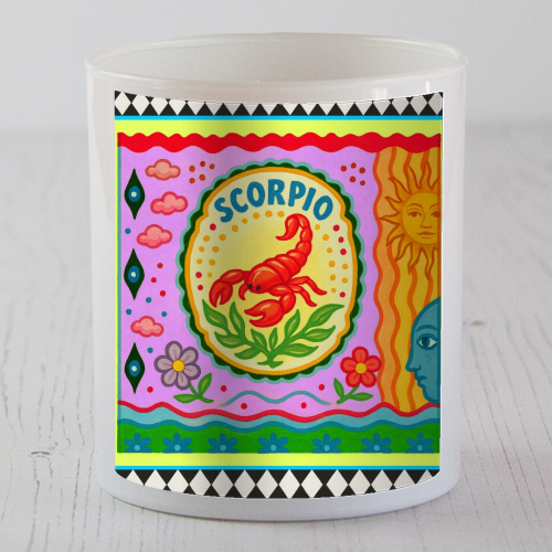 Scorpio star sign - scented candle by Wallace Elizabeth