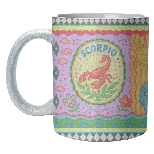 Scorpio star sign - unique mug by Wallace Elizabeth