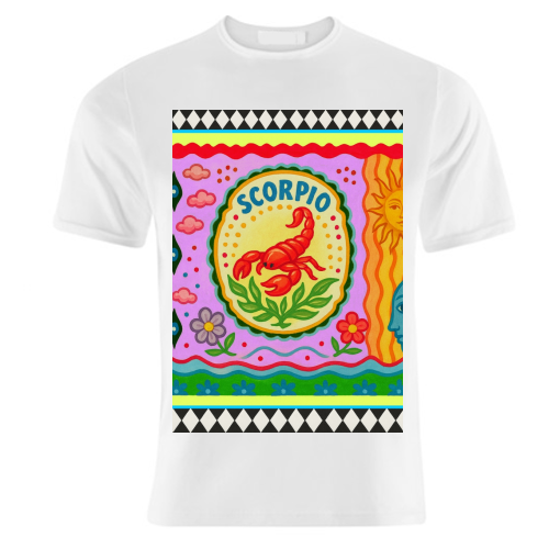 Scorpio star sign - unique t shirt by Wallace Elizabeth