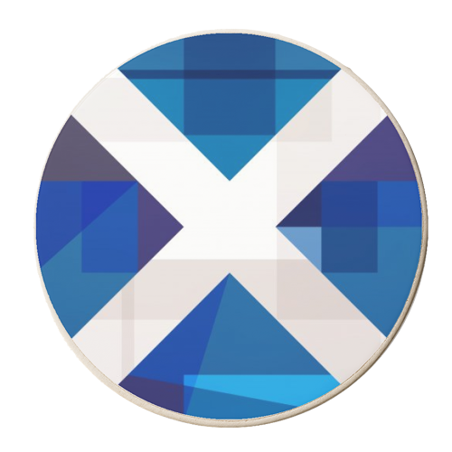 Scotland - personalised beer coaster by Fimbis