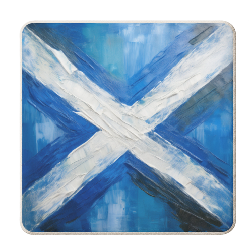 Scottish Flag - personalised beer coaster by AP