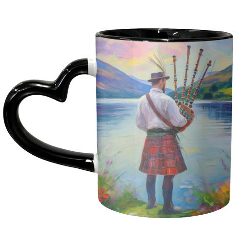 Scottish Piper - unique mug by AP