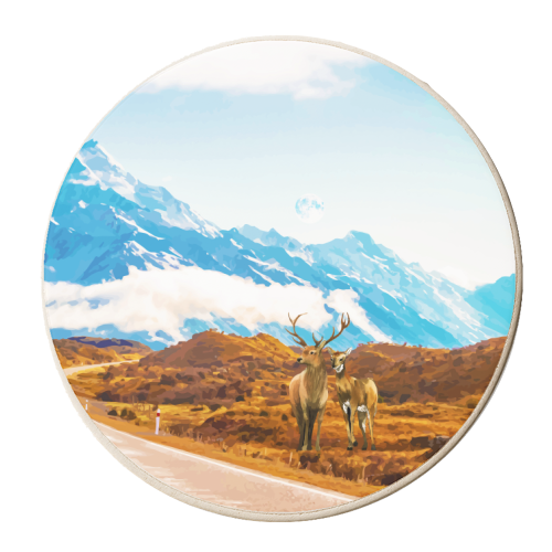 Scottish Wildlife - personalised beer coaster by Uma Prabhakar Gokhale