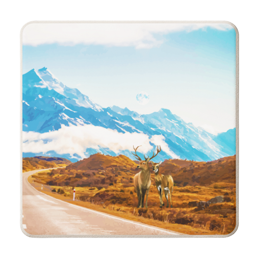 Scottish Wildlife - personalised beer coaster by Uma Prabhakar Gokhale