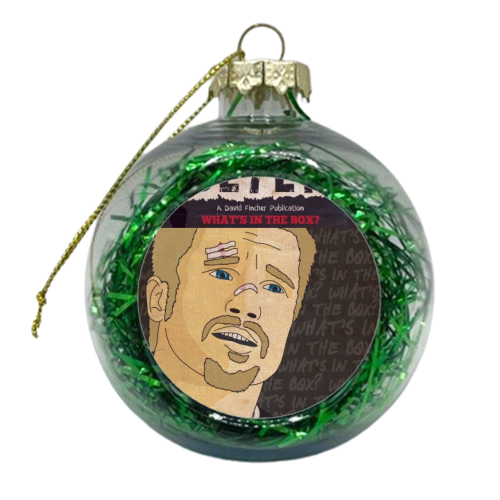 Se7en Comic Book Poster - xmas bauble by Shaun Baker