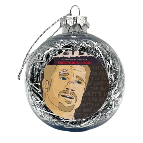 Se7en Comic Book Poster - xmas bauble by Shaun Baker
