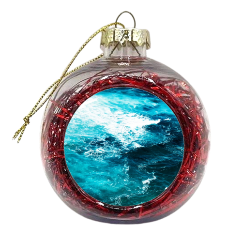 Sea Foam - xmas bauble by Uma Prabhakar Gokhale